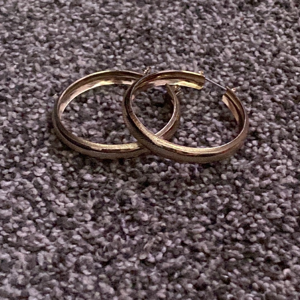 hoop earrings